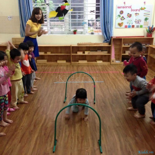 Sàn Nhựa Giả Gỗ Tại Trường Mầm Non Quốc tế Global - Á Đông Floor .