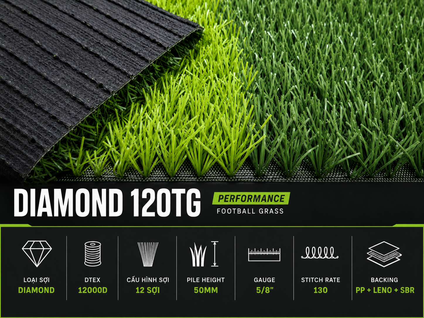 ADF Grass Diamond 120TG