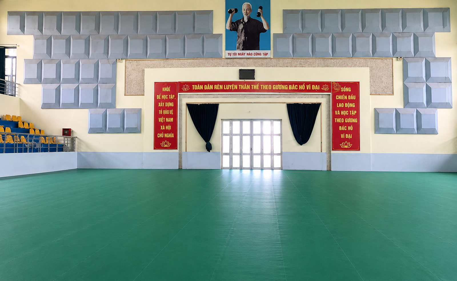 Sàn Vinyl thể thao cho Nhà Thi Đấu Đan Phượng