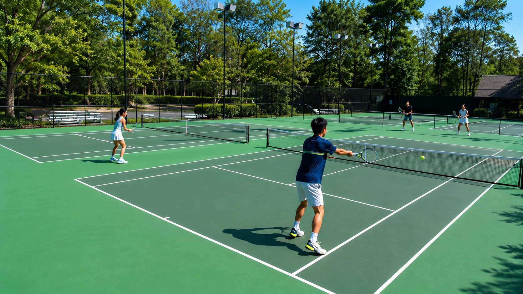 Thi Công Sân Tennis