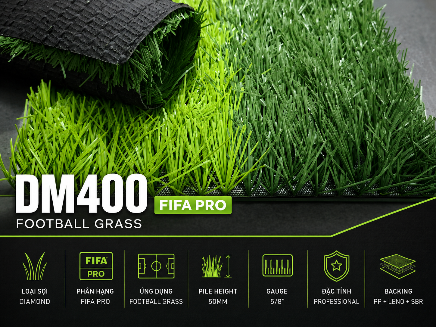 ADF Grass Diamond DM400 FIFA PRO