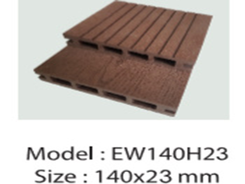 Thanh Sàn Gỗ Nhựa Ngoài Trời EW140H23